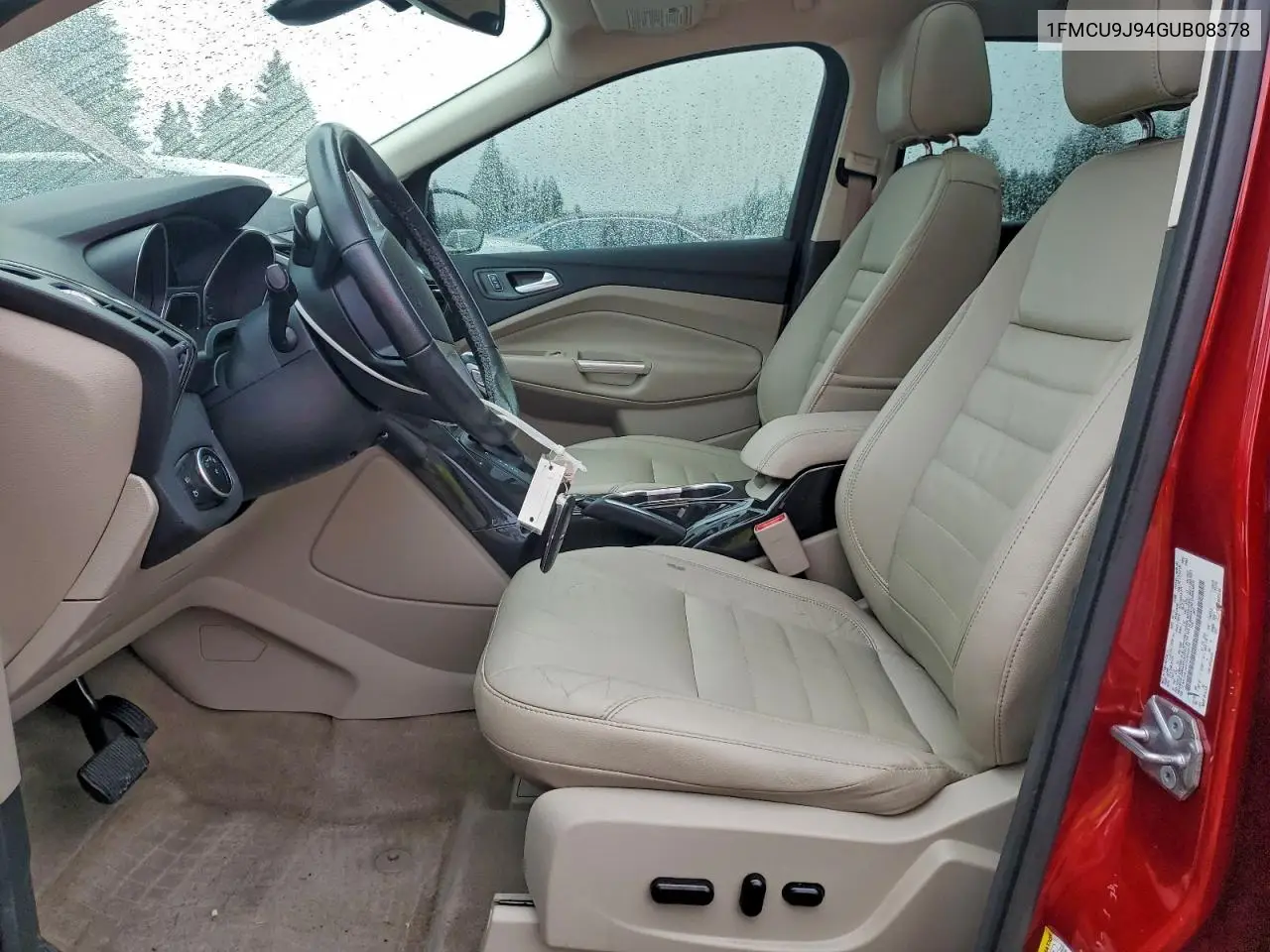 1FMCU9J94GUB08378 2016 Ford Escape Titanium