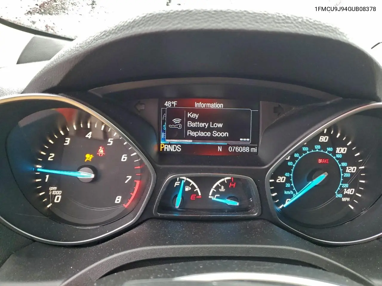 1FMCU9J94GUB08378 2016 Ford Escape Titanium