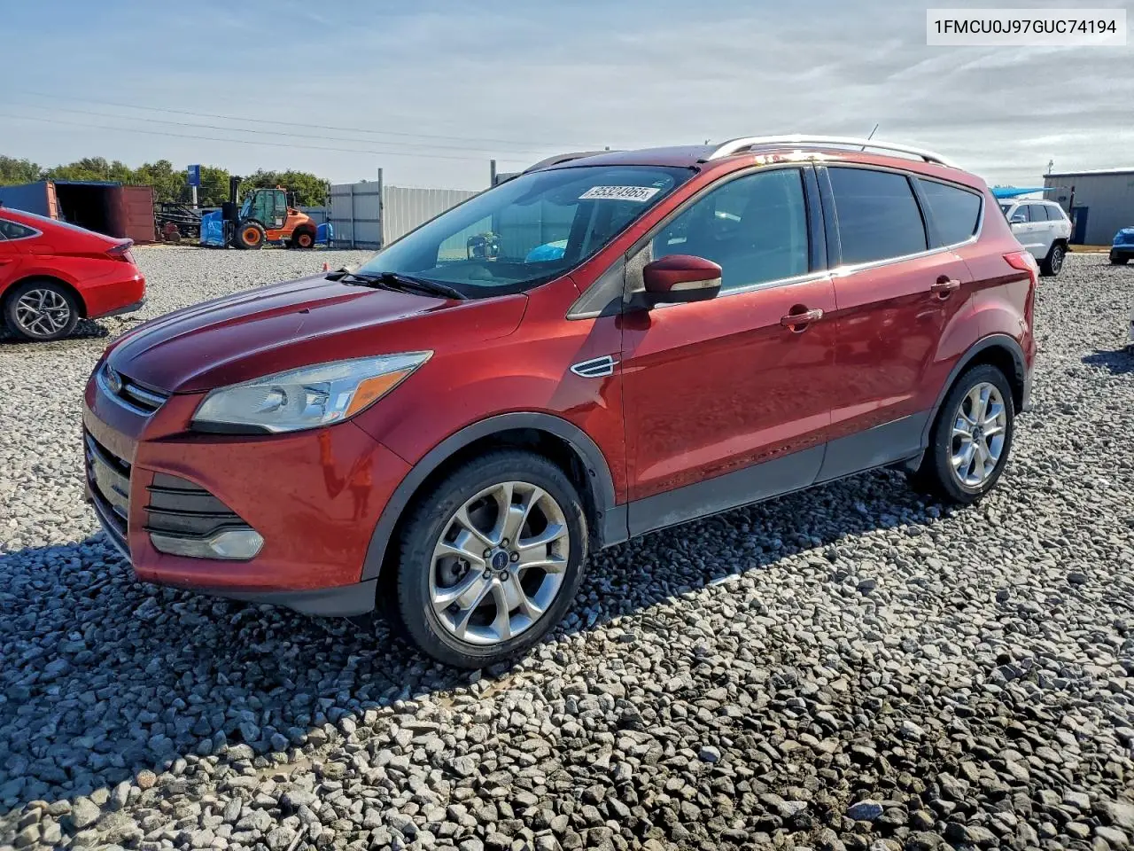 1FMCU0J97GUC74194 2016 Ford Escape Titanium
