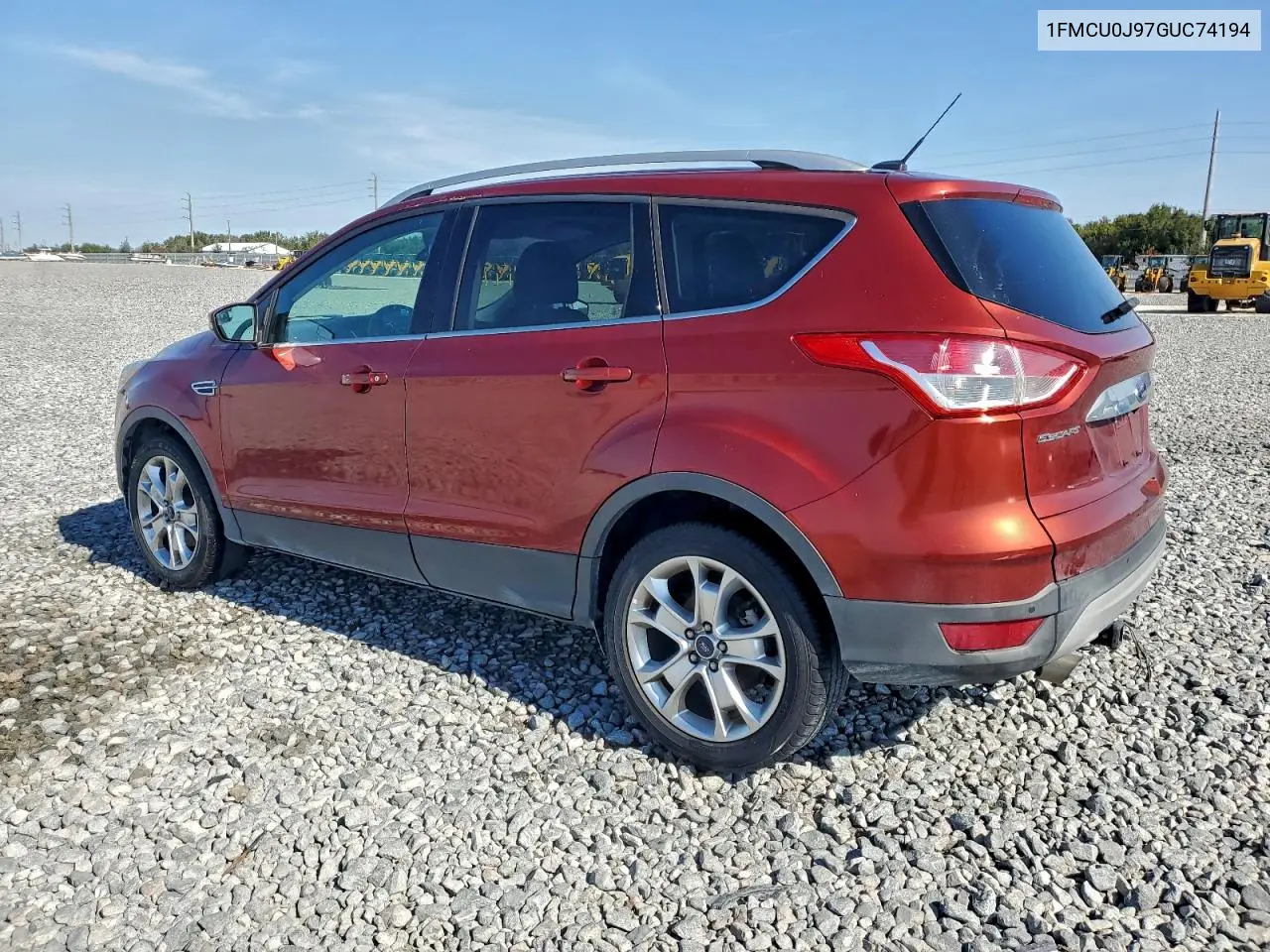 1FMCU0J97GUC74194 2016 Ford Escape Titanium