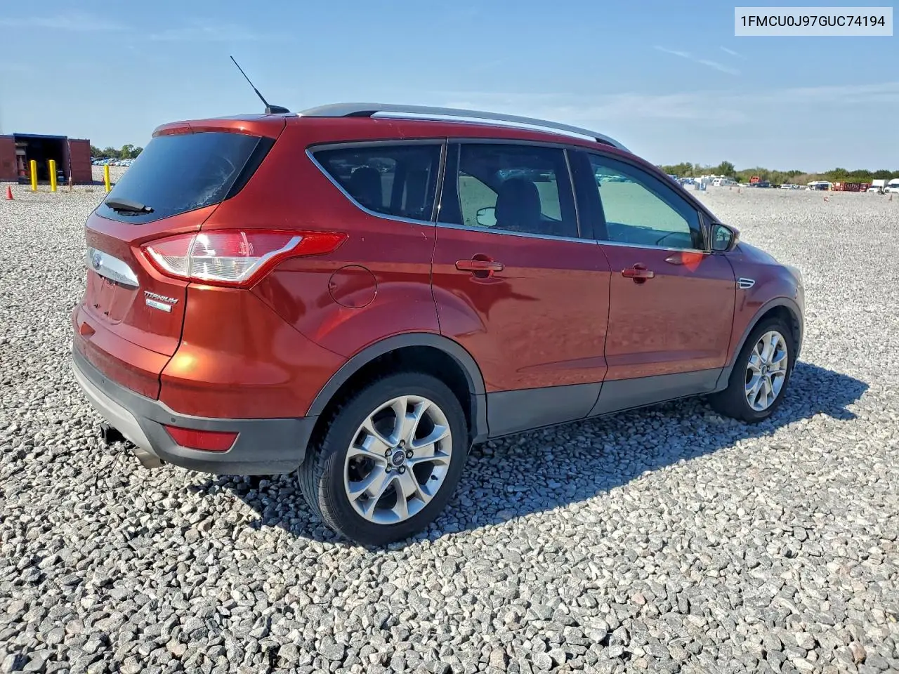 1FMCU0J97GUC74194 2016 Ford Escape Titanium