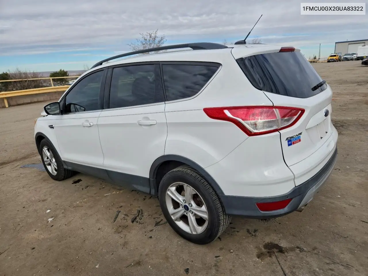 1FMCU0GX2GUA83322 2016 Ford Escape Se