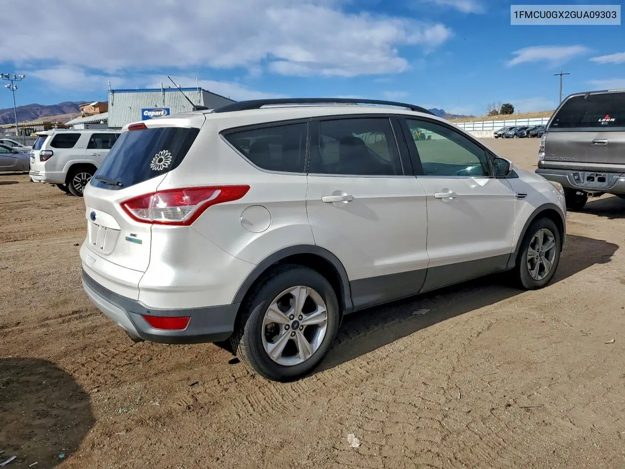 1FMCU0GX2GUA09303 2016 Ford Escape Se