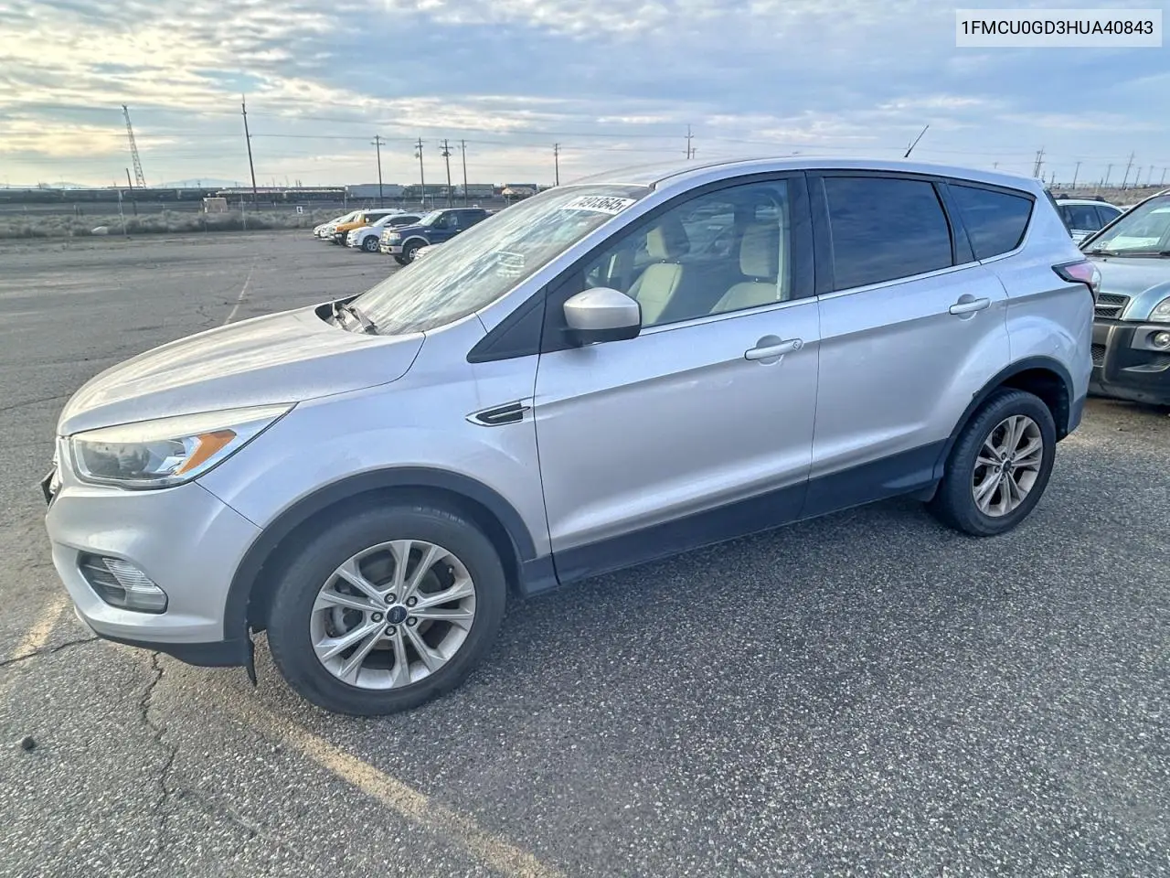 1FMCU0GD3HUA40843 2017 Ford Escape Se