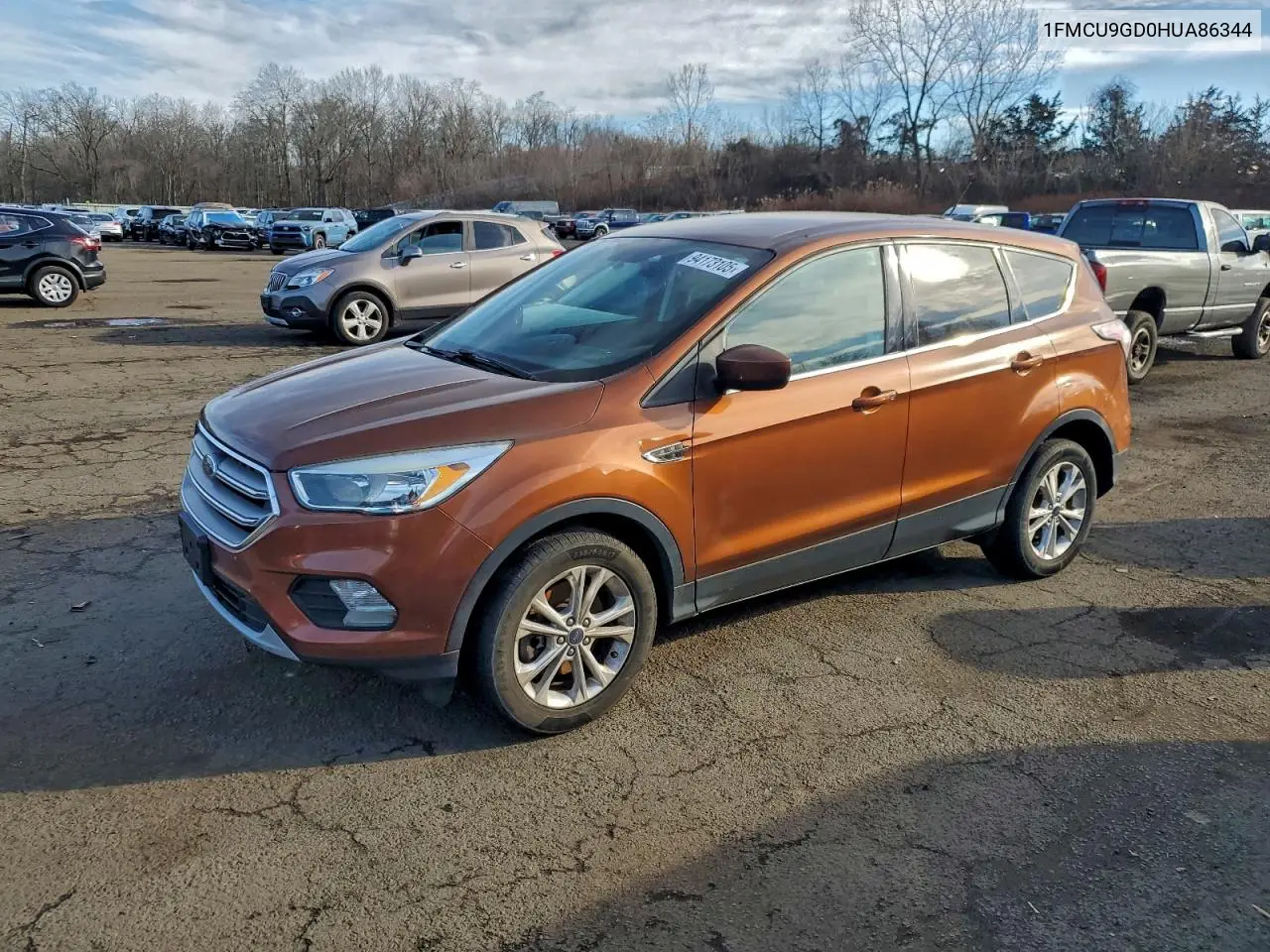 1FMCU9GD0HUA86344 2017 Ford Escape Se