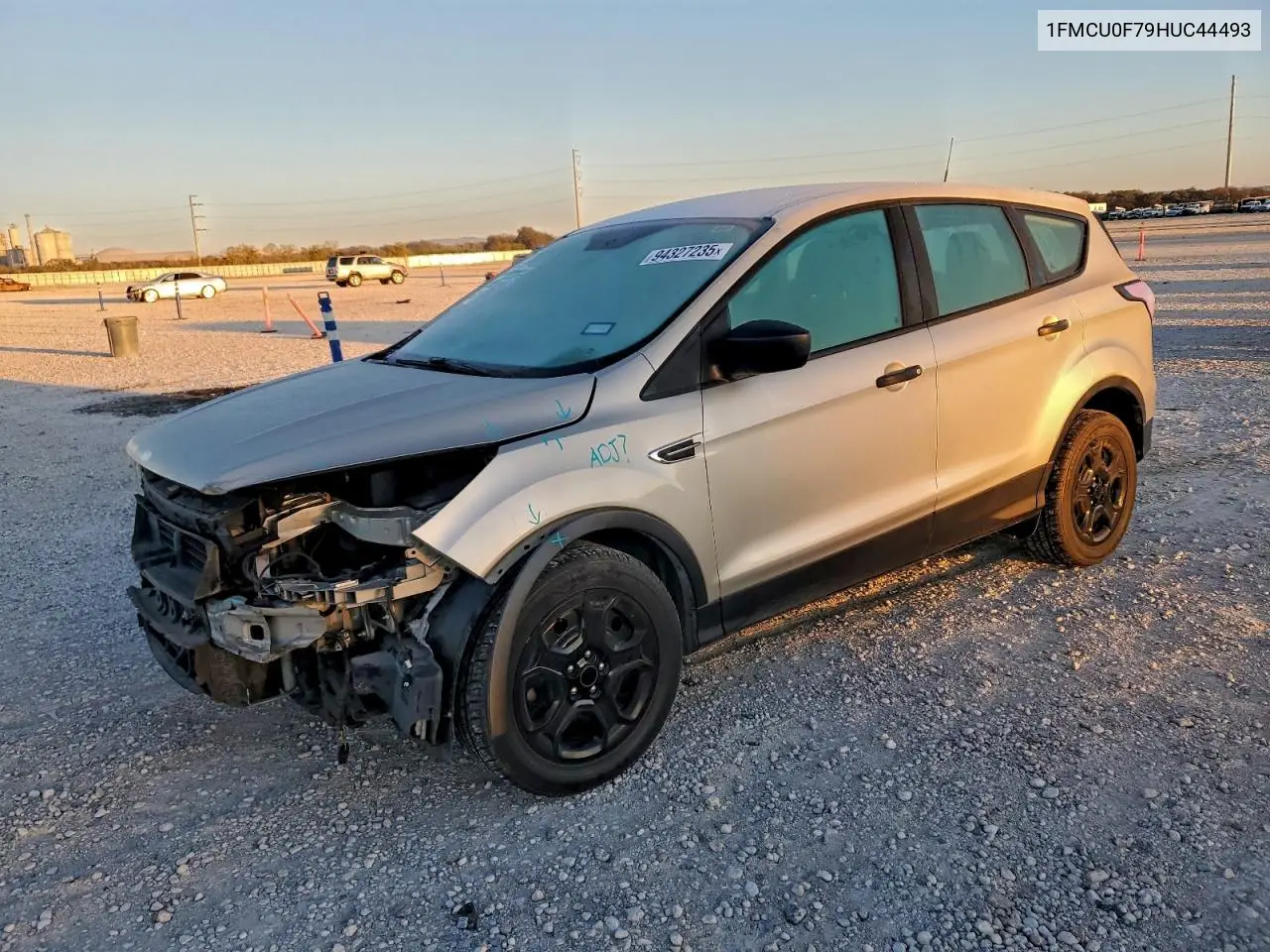 1FMCU0F79HUC44493 2017 Ford Escape S