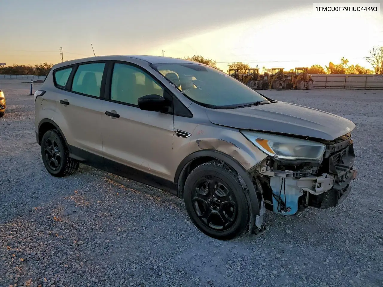 1FMCU0F79HUC44493 2017 Ford Escape S