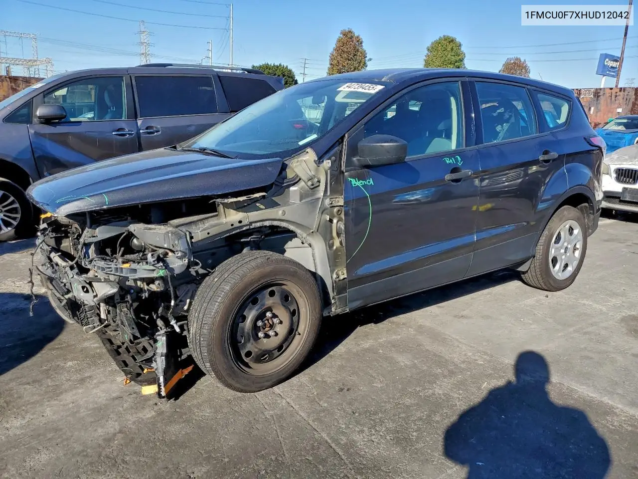 1FMCU0F7XHUD12042 2017 Ford Escape S
