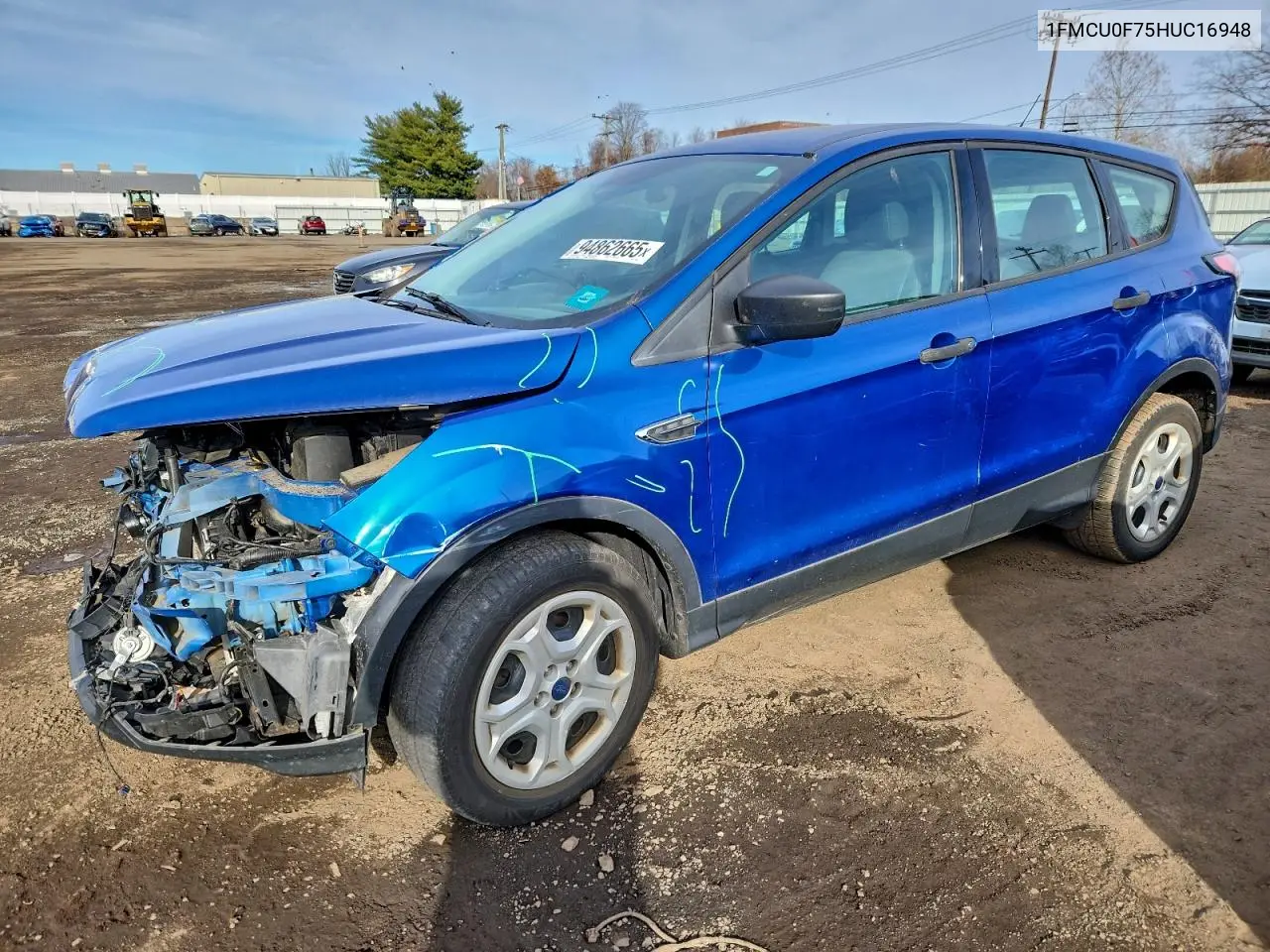 1FMCU0F75HUC16948 2017 Ford Escape S
