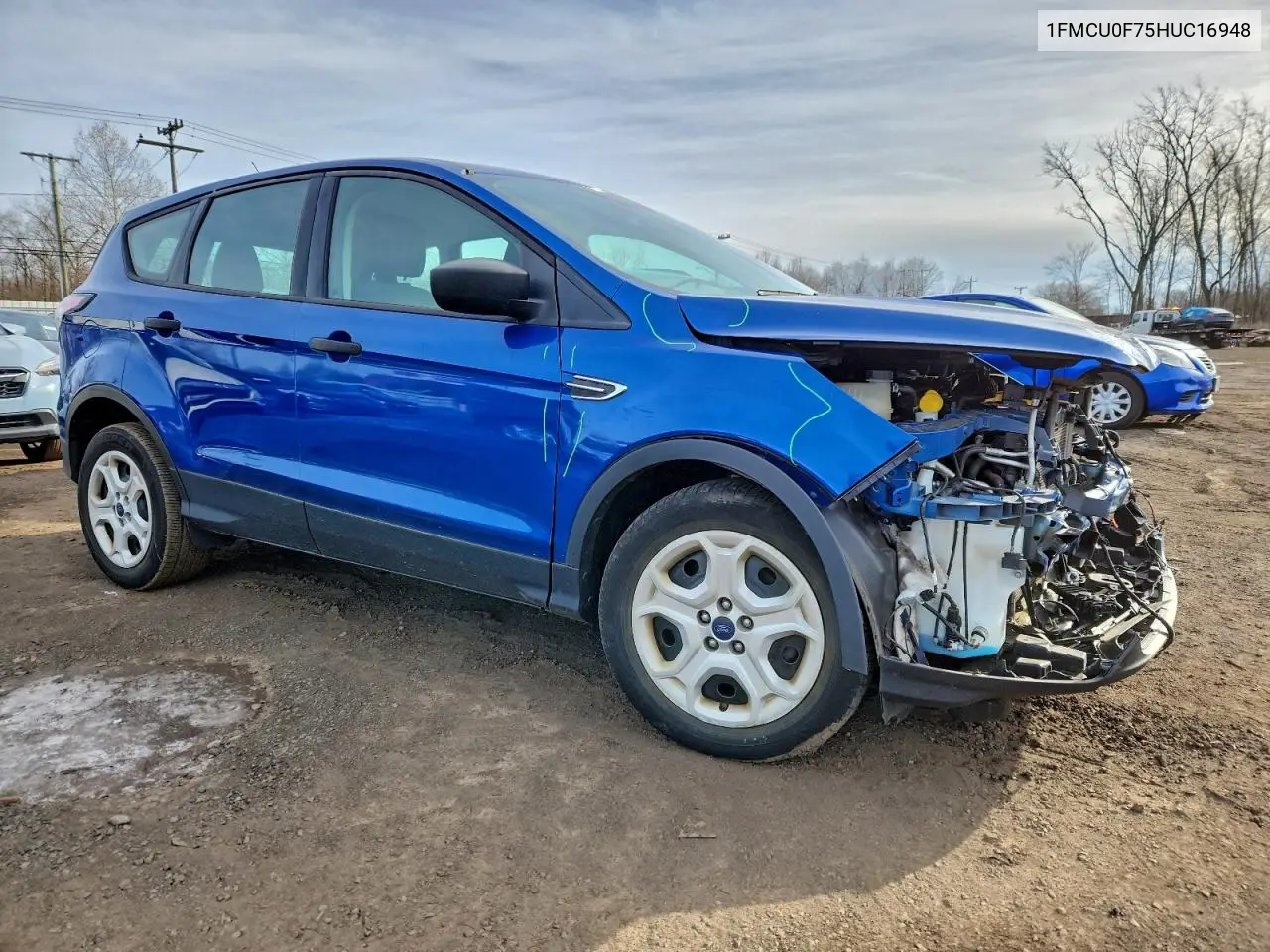 1FMCU0F75HUC16948 2017 Ford Escape S