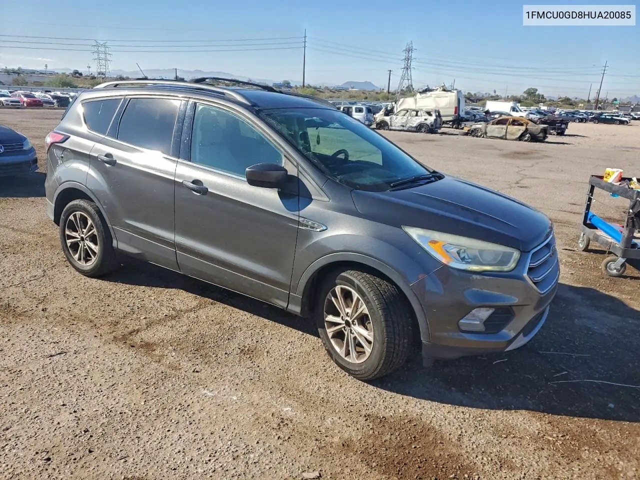 1FMCU0GD8HUA20085 2017 Ford Escape Se