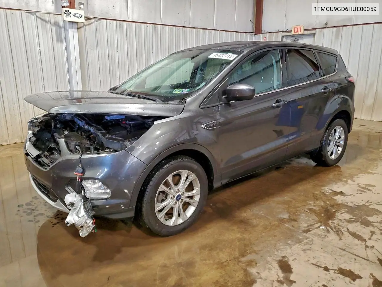 1FMCU9GD6HUE00059 2017 Ford Escape Se