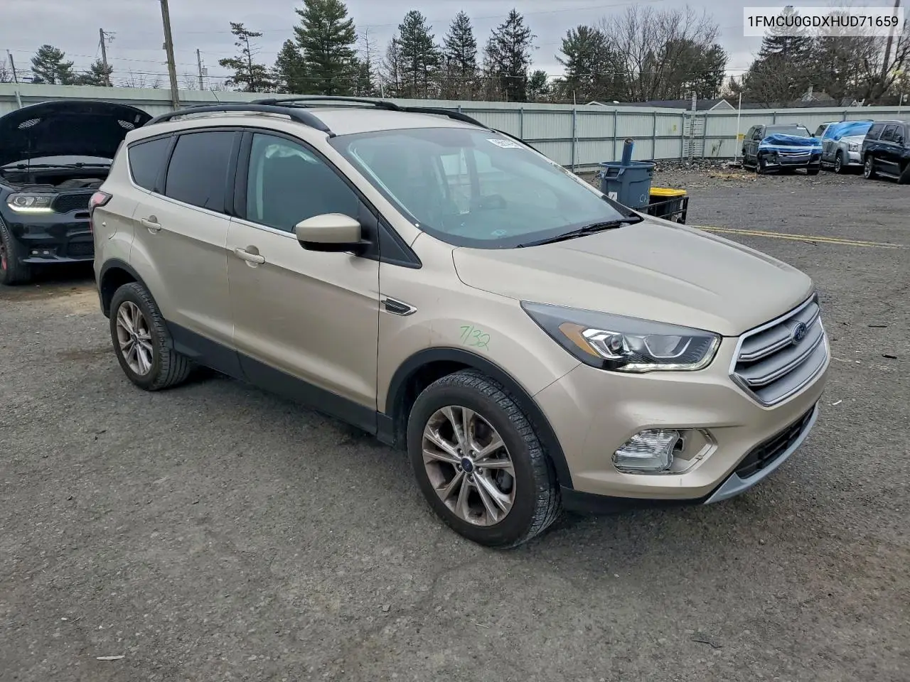 1FMCU0GDXHUD71659 2017 Ford Escape Se