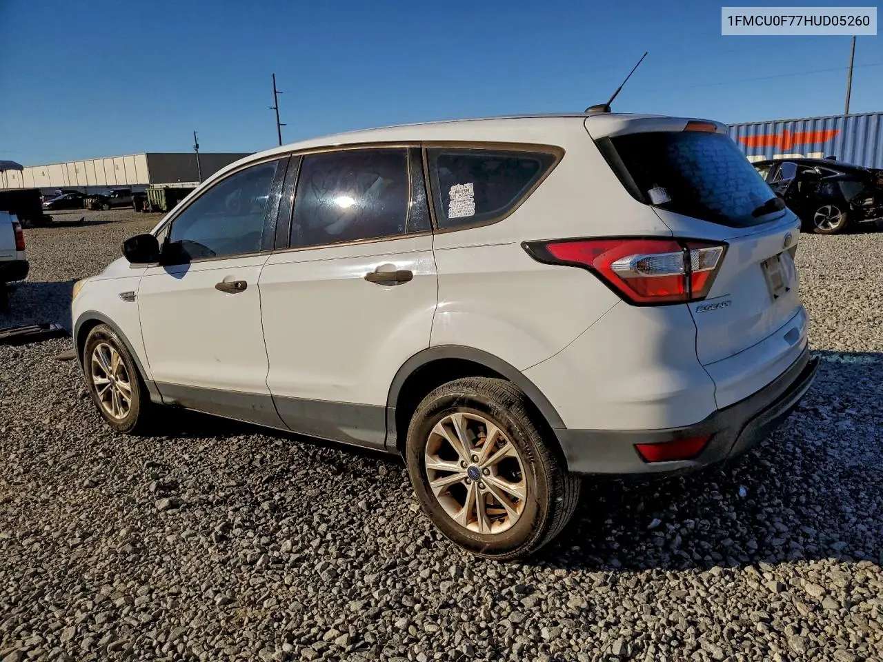 1FMCU0F77HUD05260 2017 Ford Escape S