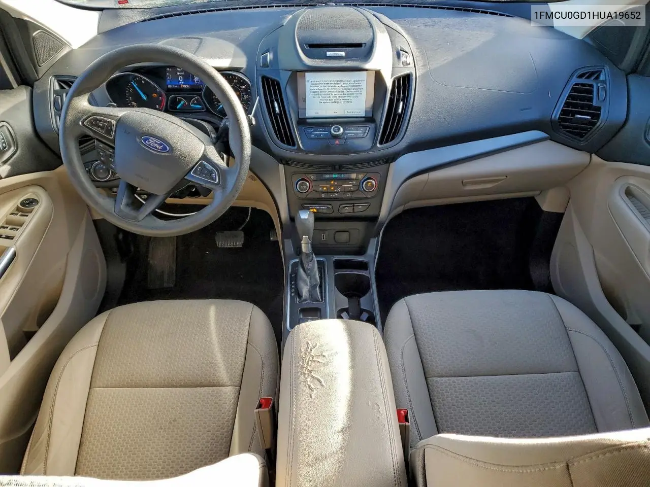 1FMCU0GD1HUA19652 2017 Ford Escape Se