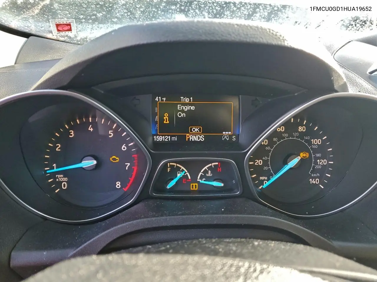 1FMCU0GD1HUA19652 2017 Ford Escape Se