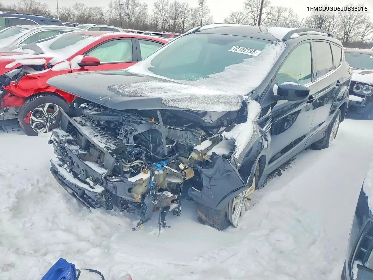 1FMCU9GD6JUB38016 2018 Ford Escape Se