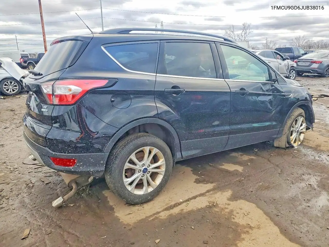 1FMCU9GD6JUB38016 2018 Ford Escape Se