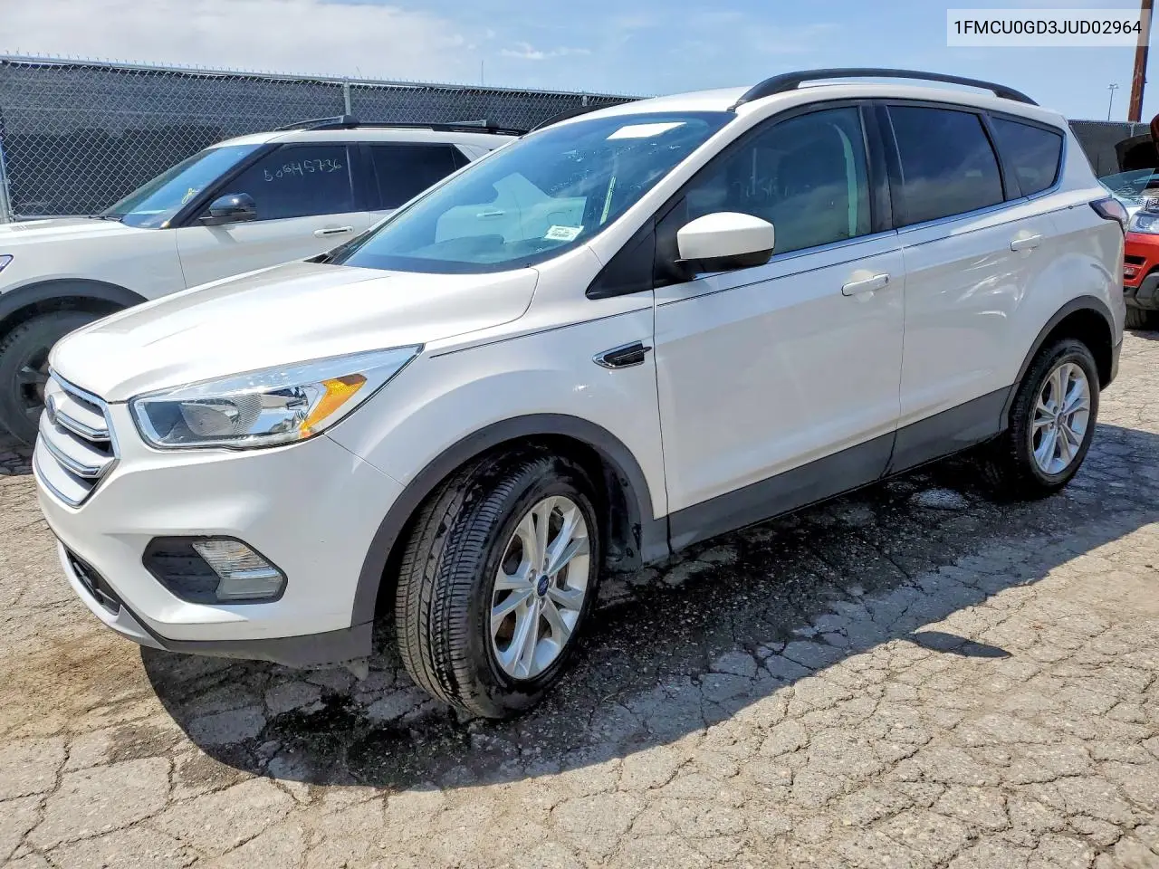 1FMCU0GD3JUD02964 2018 Ford Escape Se
