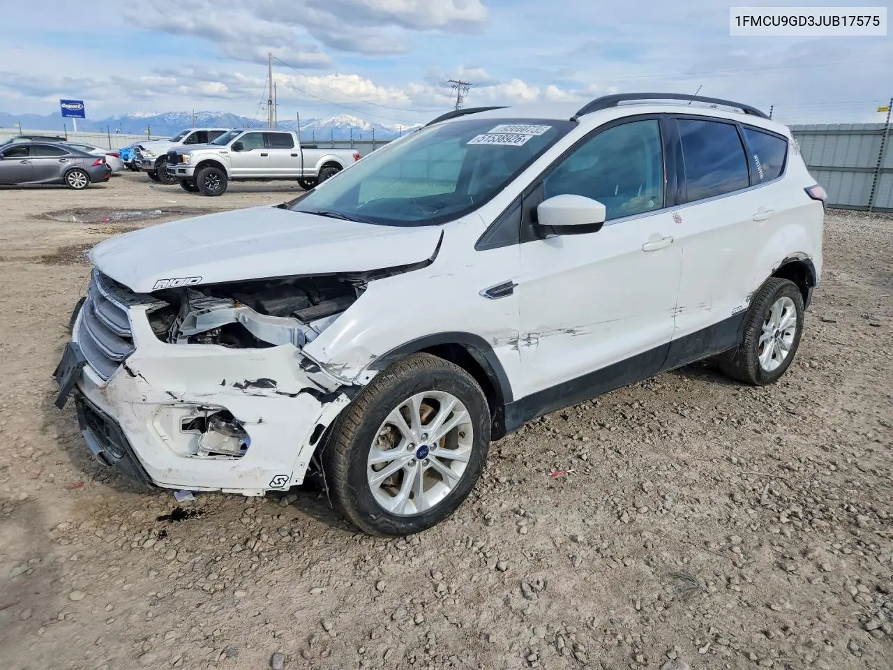 1FMCU9GD3JUB17575 2018 Ford Escape Se