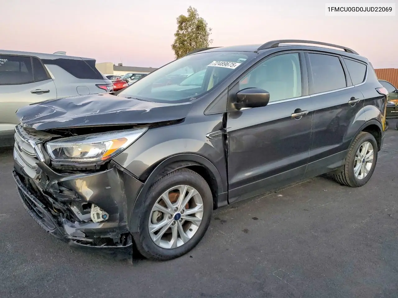 1FMCU0GD0JUD22069 2018 Ford Escape Se