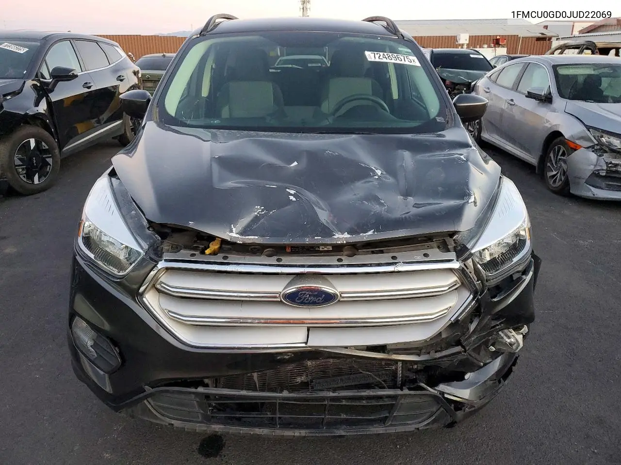 1FMCU0GD0JUD22069 2018 Ford Escape Se