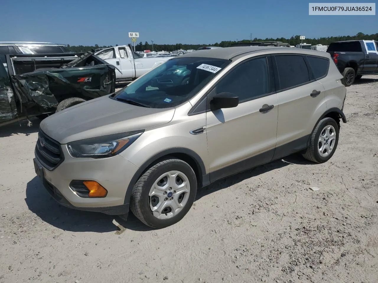 1FMCU0F79JUA36524 2018 Ford Escape S