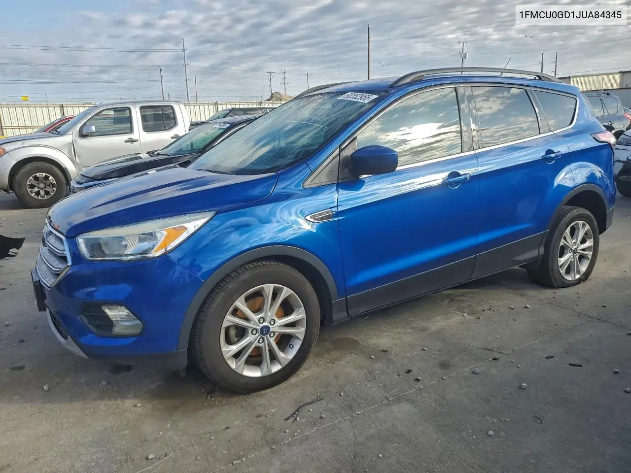 1FMCU0GD1JUA84345 2018 Ford Escape Se