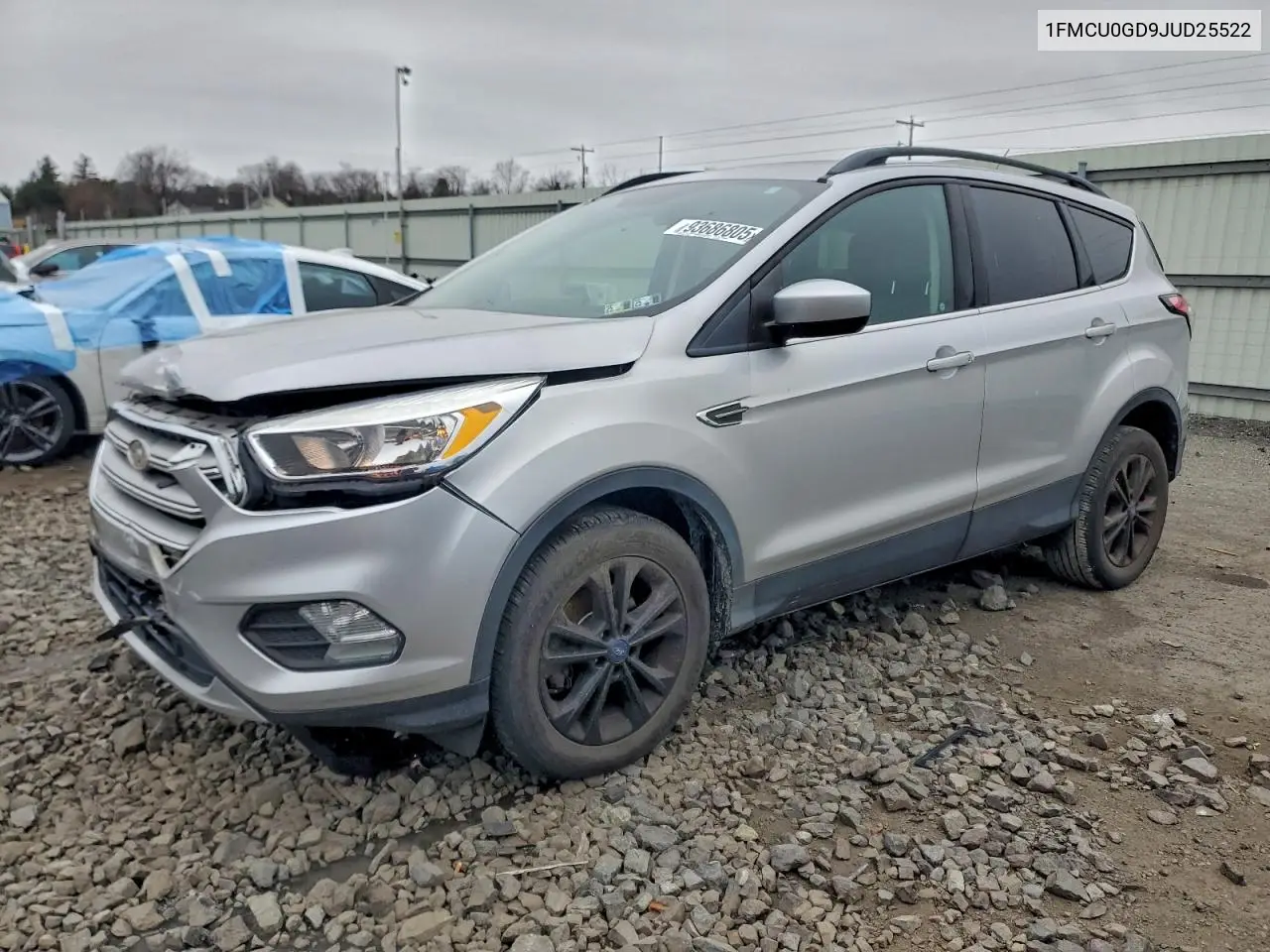 1FMCU0GD9JUD25522 2018 Ford Escape Se