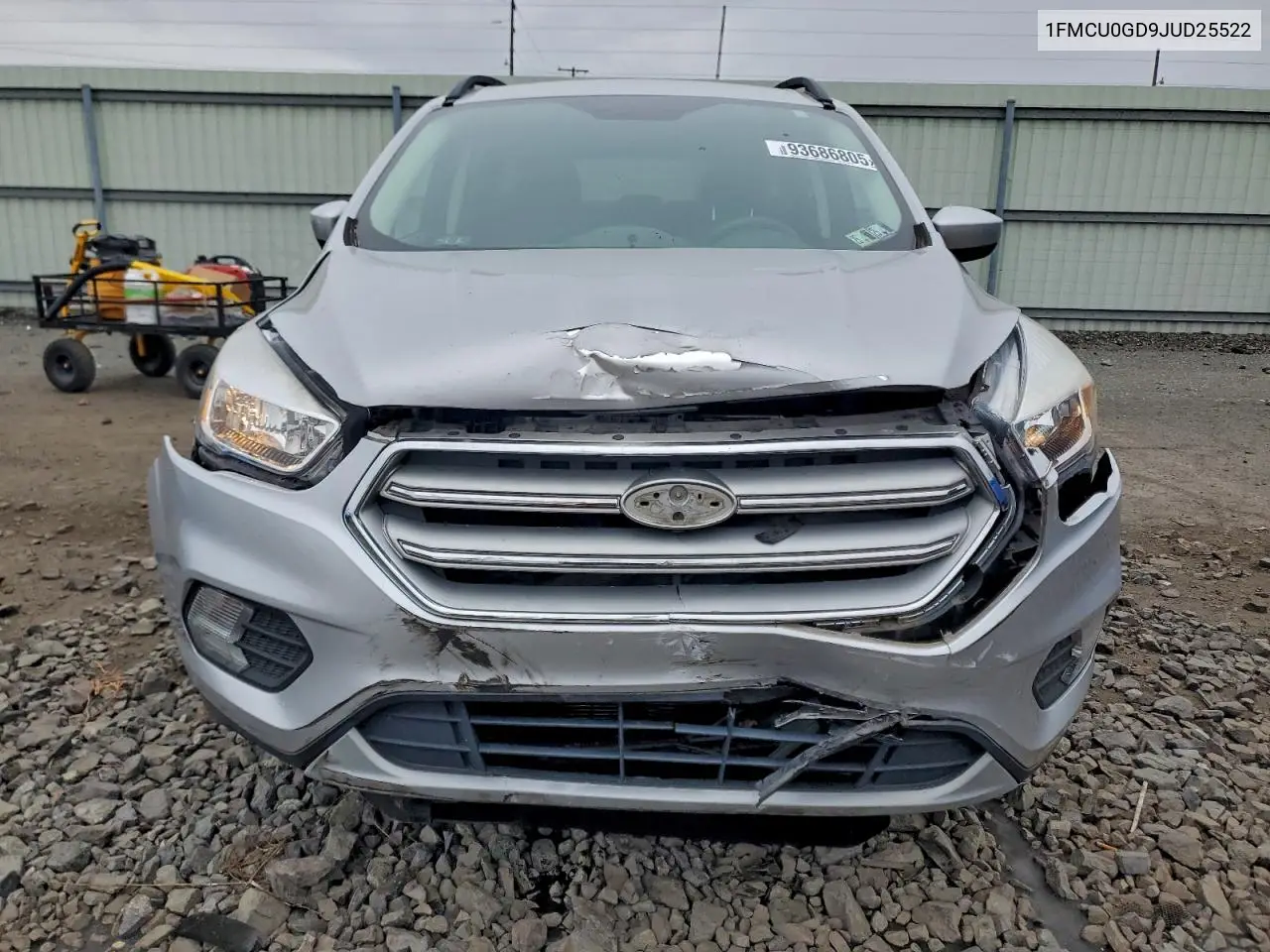 1FMCU0GD9JUD25522 2018 Ford Escape Se