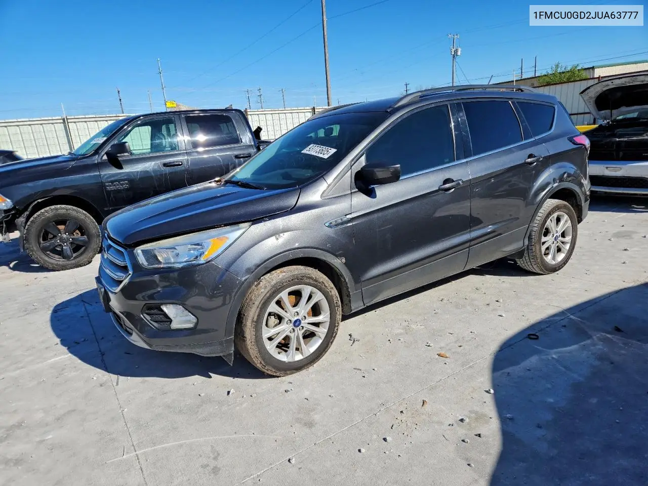 1FMCU0GD2JUA63777 2018 Ford Escape Se