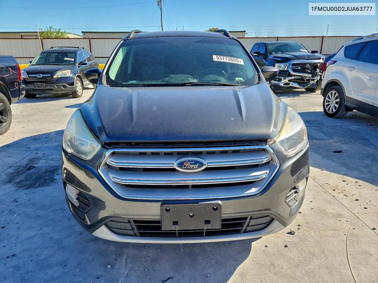 1FMCU0GD2JUA63777 2018 Ford Escape Se