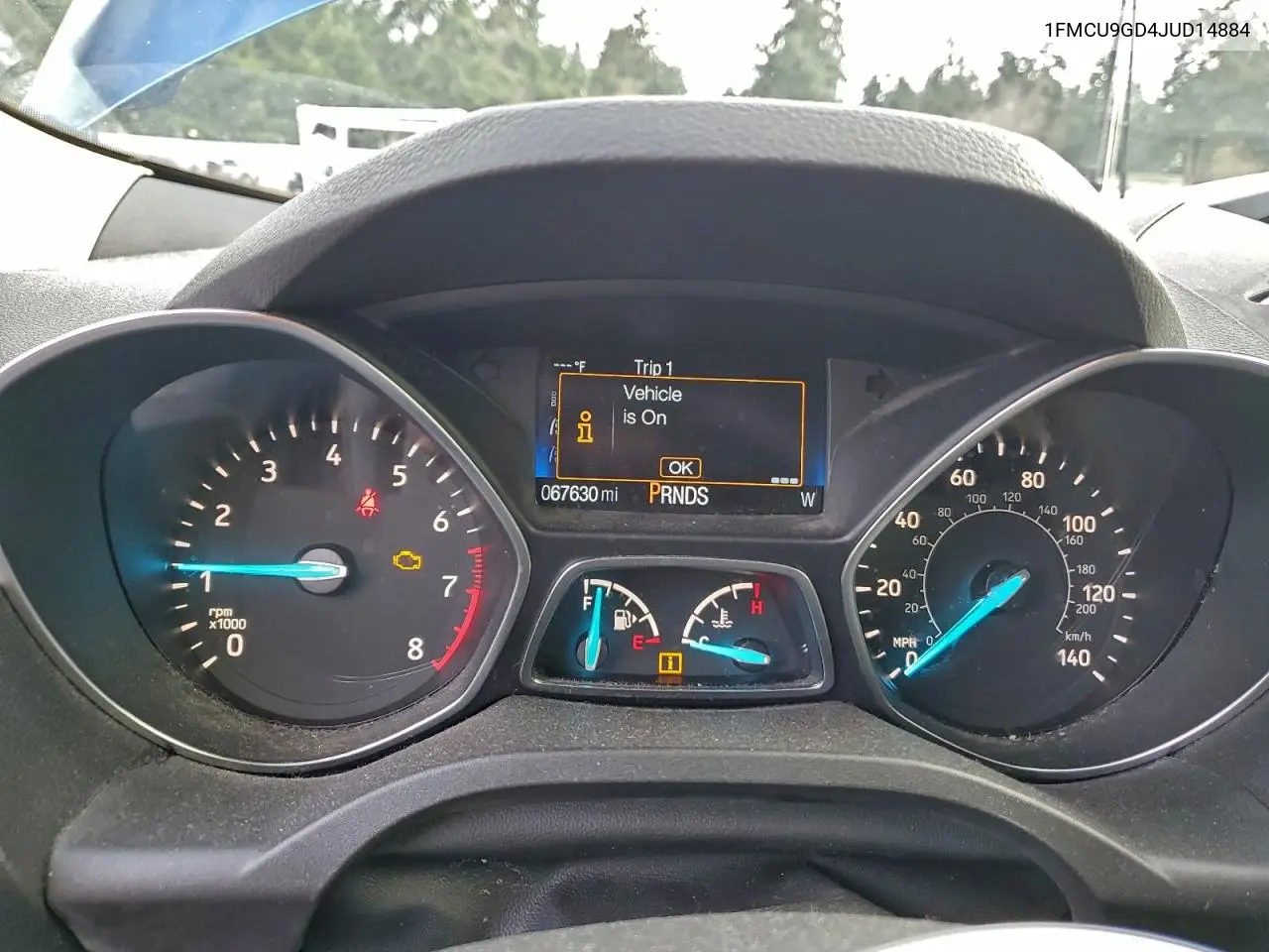 1FMCU9GD4JUD14884 2018 Ford Escape Se