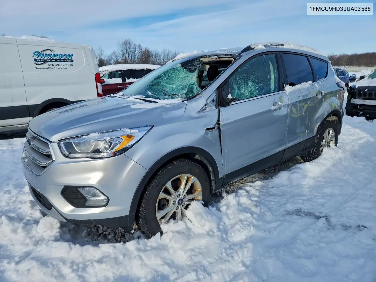 1FMCU9HD3JUA03588 2018 Ford Escape Sel