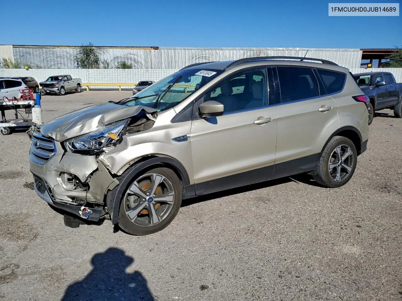 1FMCU0HD0JUB14689 2018 Ford Escape Sel