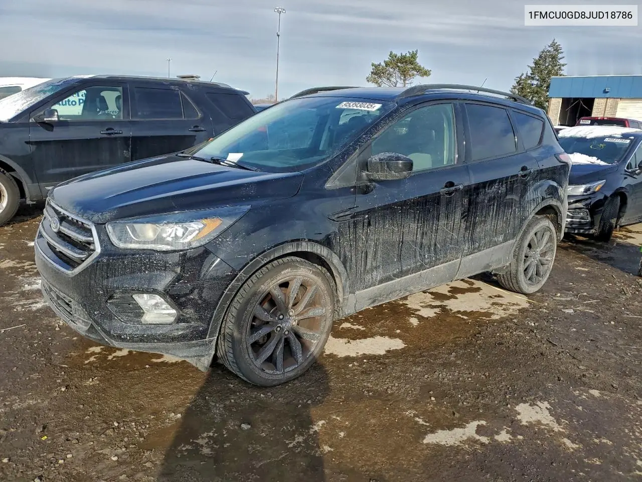 1FMCU0GD8JUD18786 2018 Ford Escape Se