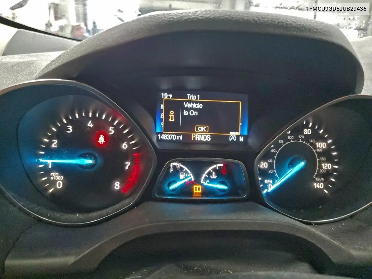 1FMCU9GD5JUB29436 2018 Ford Escape Se