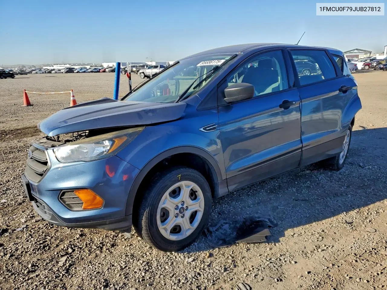 1FMCU0F79JUB27812 2018 Ford Escape S