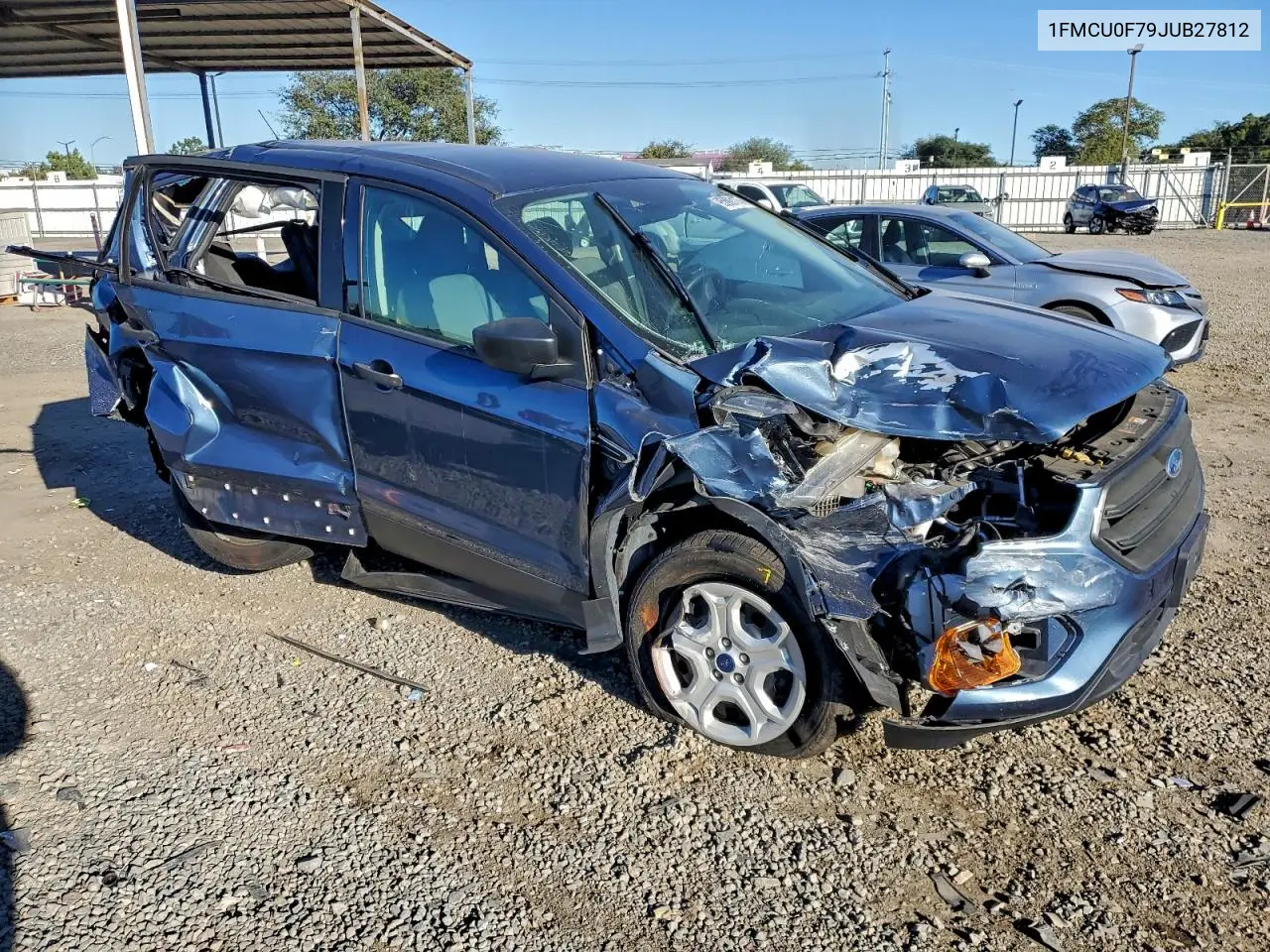 1FMCU0F79JUB27812 2018 Ford Escape S