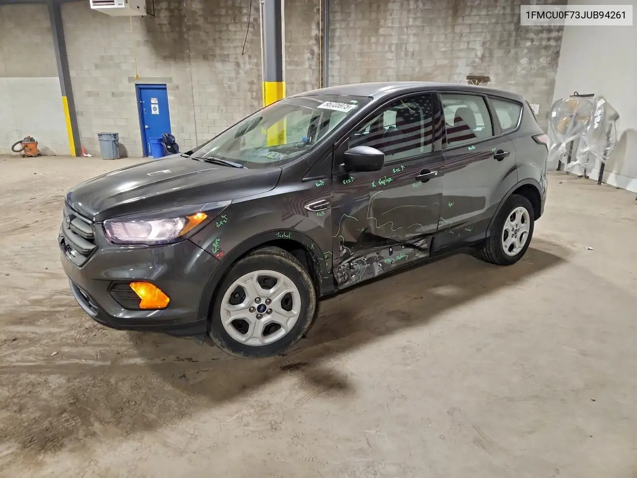 1FMCU0F73JUB94261 2018 Ford Escape S