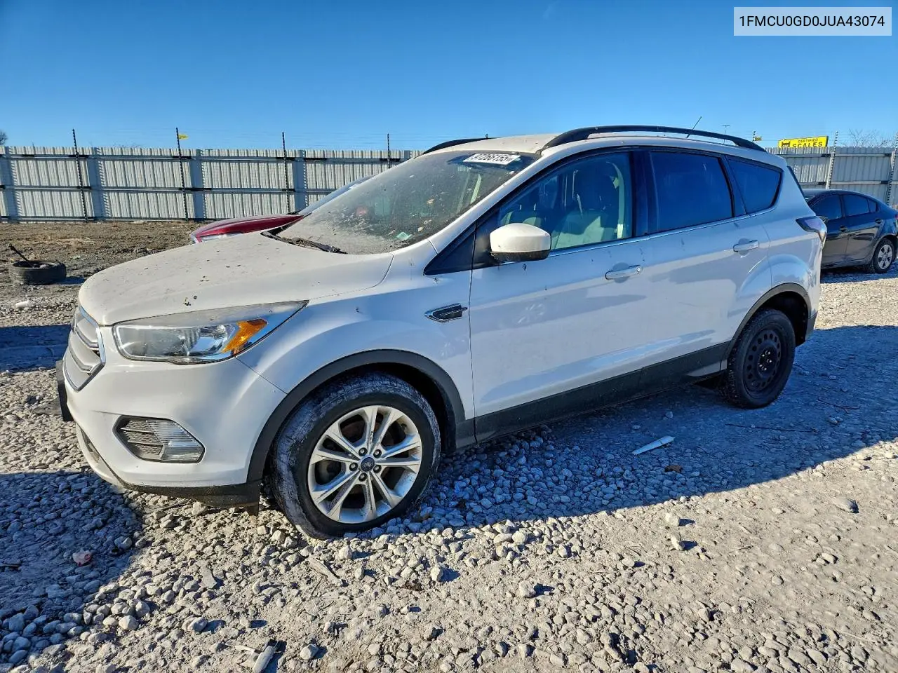 1FMCU0GD0JUA43074 2018 Ford Escape Se