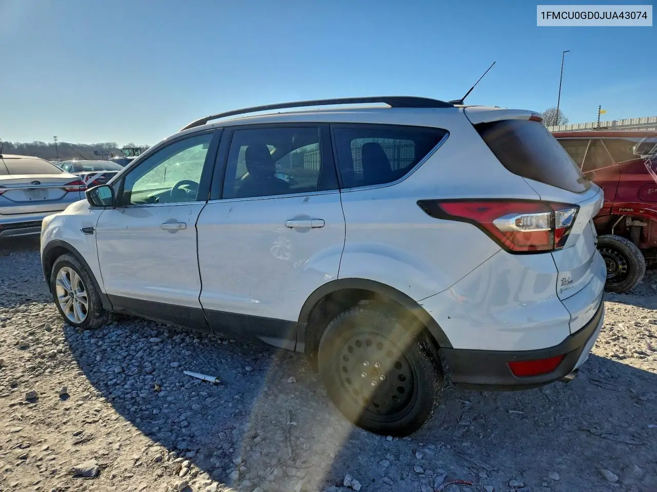 1FMCU0GD0JUA43074 2018 Ford Escape Se