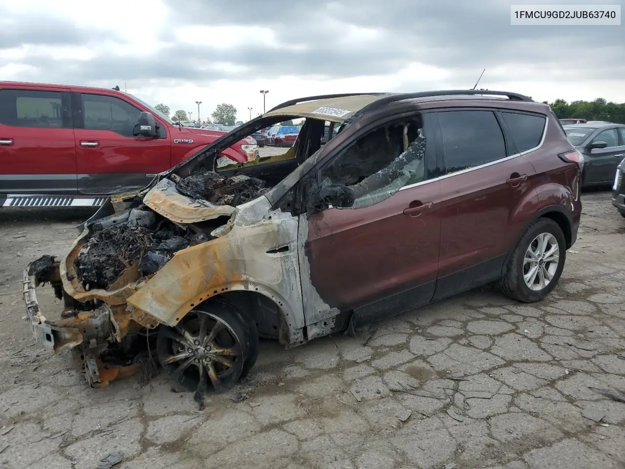 1FMCU9GD2JUB63740 2018 Ford Escape Se