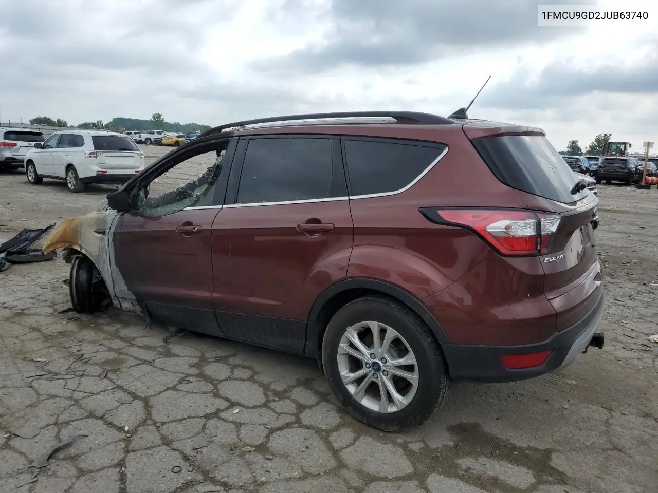 1FMCU9GD2JUB63740 2018 Ford Escape Se