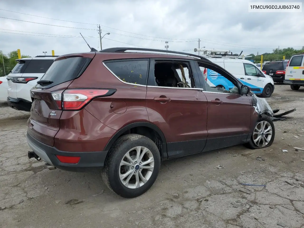 1FMCU9GD2JUB63740 2018 Ford Escape Se