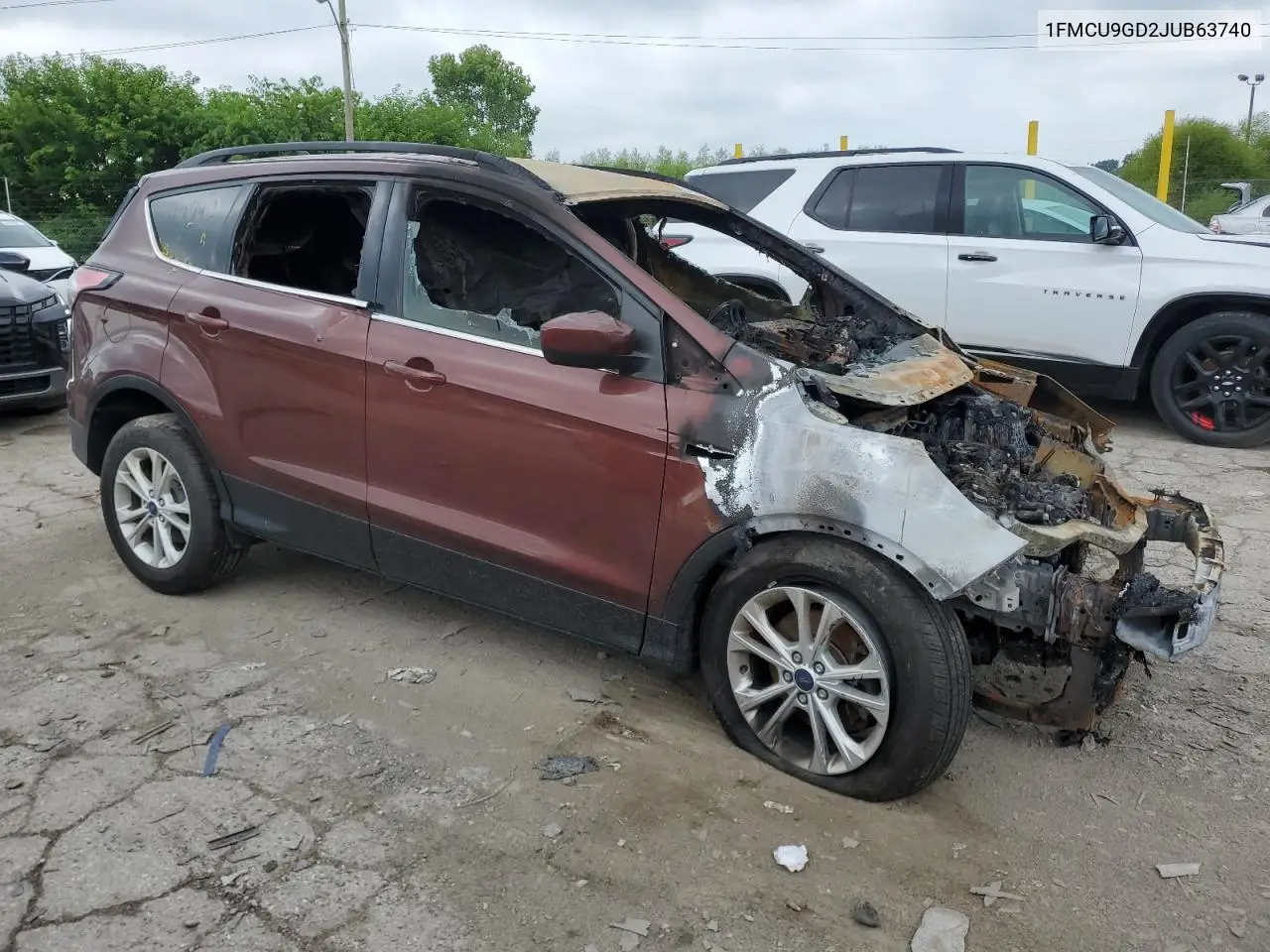 1FMCU9GD2JUB63740 2018 Ford Escape Se