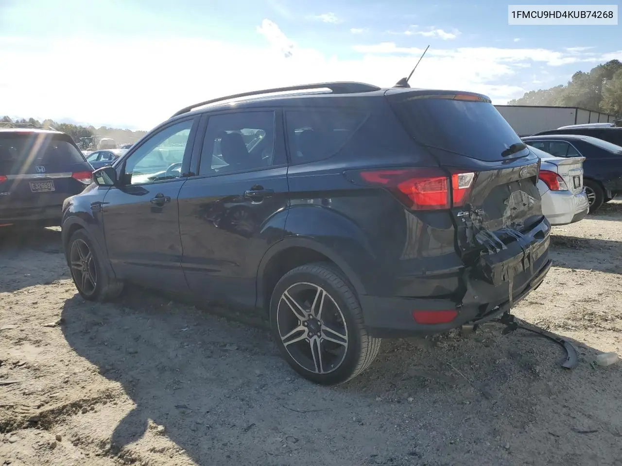 1FMCU9HD4KUB74268 2019 Ford Escape Sel
