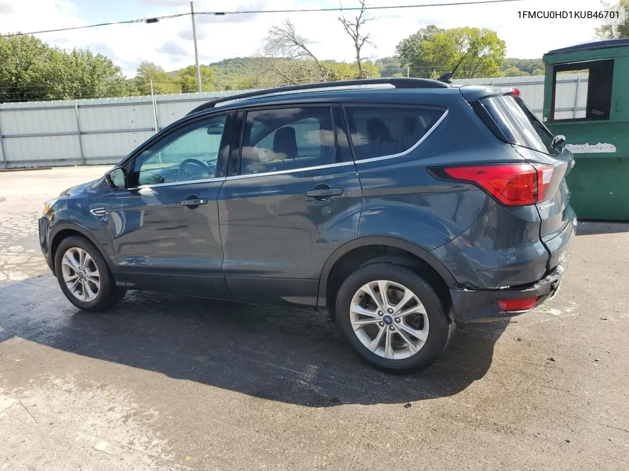 1FMCU0HD1KUB46701 2019 Ford Escape Sel