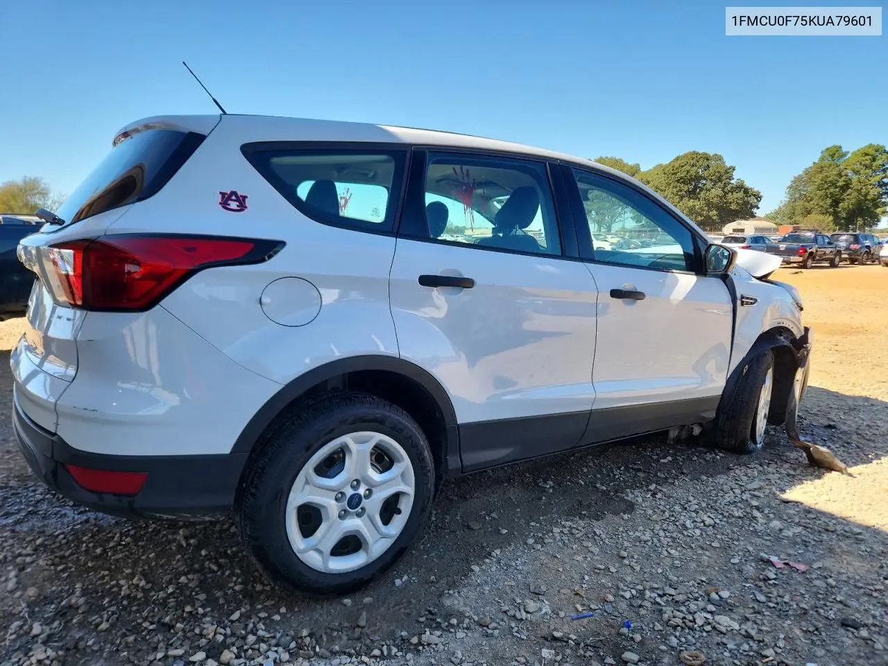 1FMCU0F75KUA79601 2019 Ford Escape S