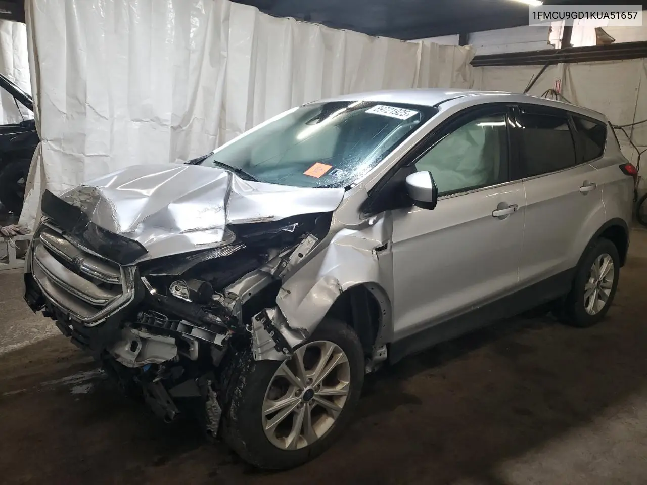 1FMCU9GD1KUA51657 2019 Ford Escape Se